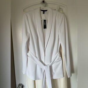 White House Black Market Elegant White Blazer